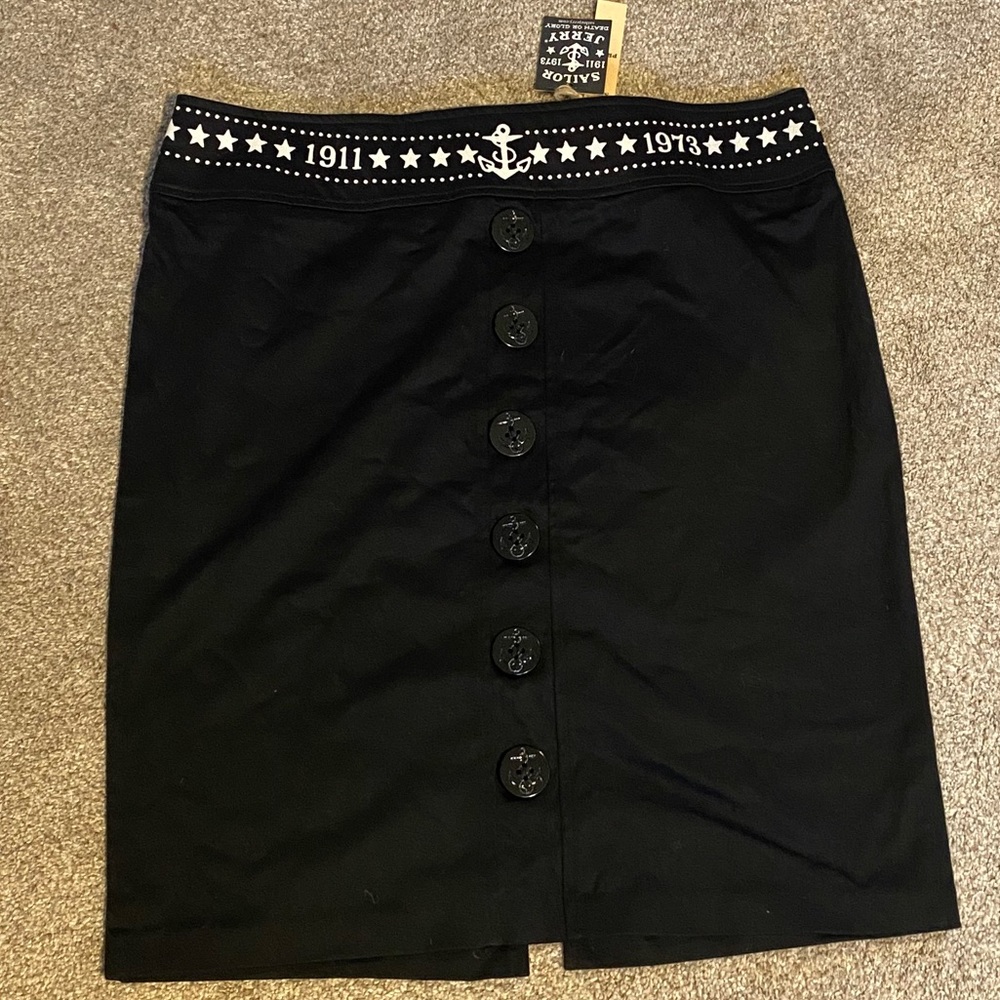 RARE NWT Sailor Jerry pencil skirt